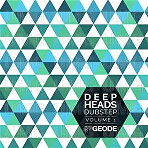 CD cover with geometric blue and green triangles, and black text.