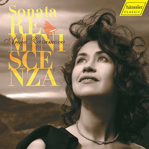 CD cover featuring Anna Kassimova, pianist, with golden text.