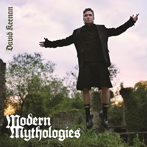 Album cover: David Keenan in black suit, arms outstretched, outdoors.