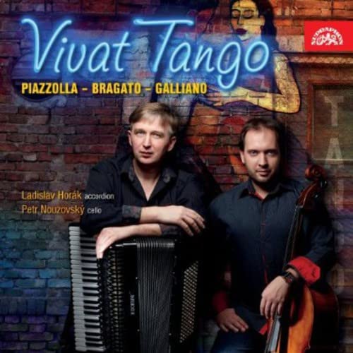 CD cover featuring Ladislav Horak with accordion and cello players.
