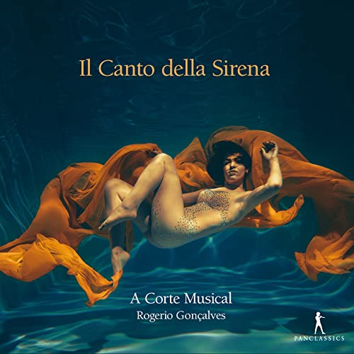 CD cover: woman with flowing fabric underwater, titled "Il Canto Della Sirena".
