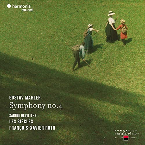 CD cover: painting of figures in a green field, text "Gustav Mahler.