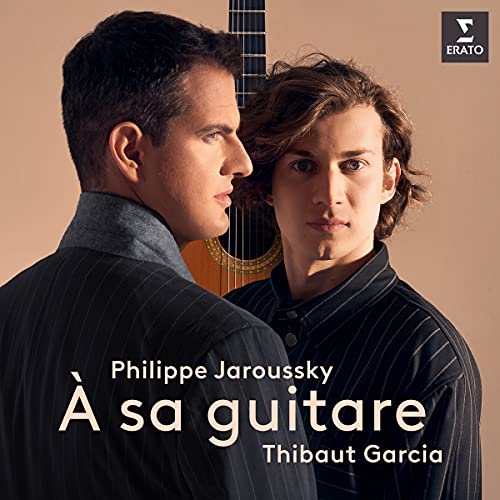 Philippe Jaroussky and Thibaut Garcia album cover, two men facing each other.