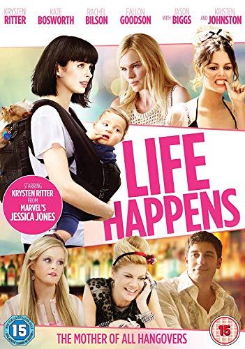 Life Happens" DVD cover featuring three women and a baby, with cast names.