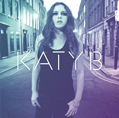 Katy B album cover featuring a portrait of the singer in blue tones.