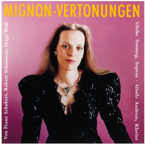 CD cover: Portrait of Ulrike Sonntag, a soprano, in black dress.