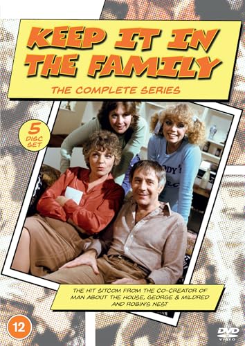DVD cover for "Keep It In The Family" featuring a family of five.