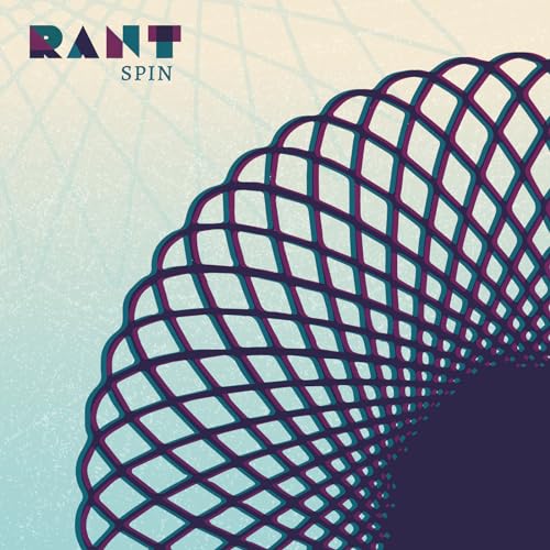 CD cover for "Rant - Spin" featuring abstract blue and purple lines.