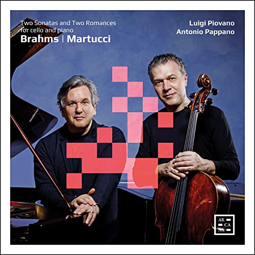 CD cover featuring cellist Luigi Piovano and pianist Antonio Pappano.