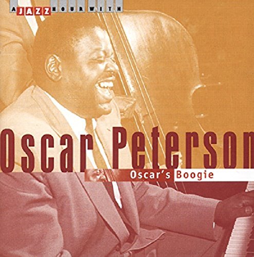CD cover featuring jazz musician Oscar Peterson playing piano.