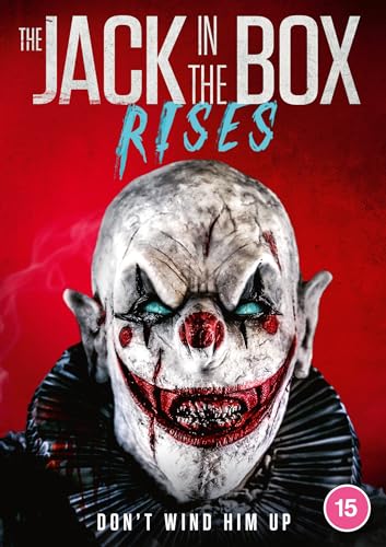 DVD cover featuring a menacing clown face with red details.