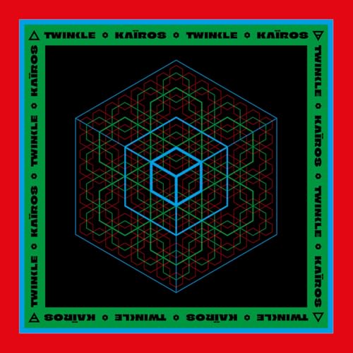 CD cover: black background with a geometric, multicolored hexagonal design.