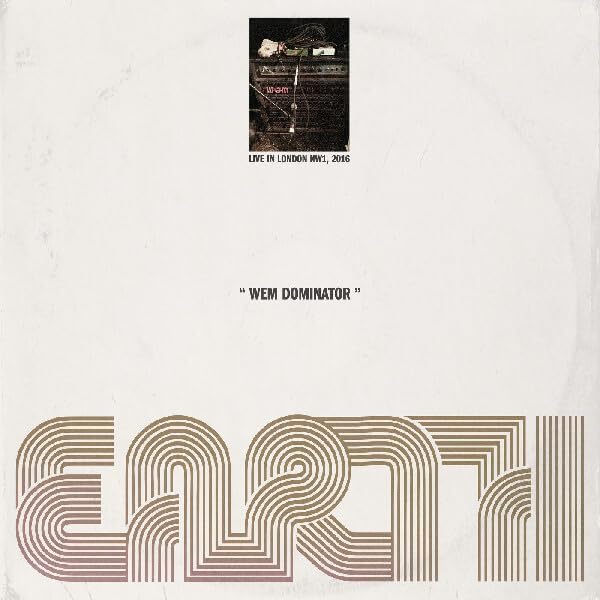 Vinyl record of Earth’s live album “Wem Dominator” recorded in London, 2016.