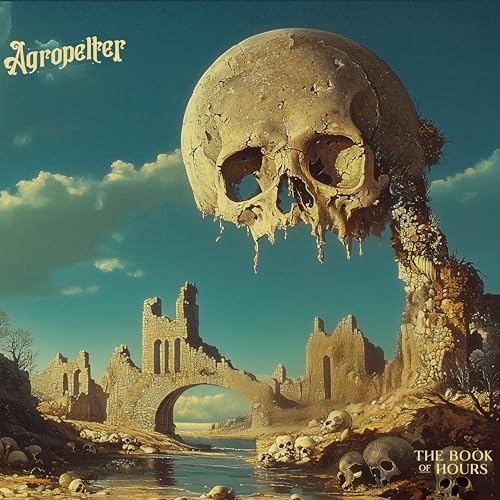 Album cover: skull above ruins, with scattered bones in foreground.