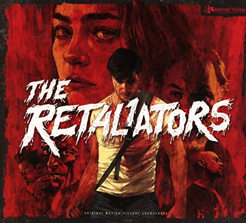 CD cover for "The Retaliators" soundtrack, featuring distressed faces.