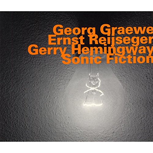CD cover: dark grey background with orange text and a lightbulb figure.