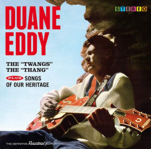 Duane Eddy album cover featuring a man playing a red guitar.