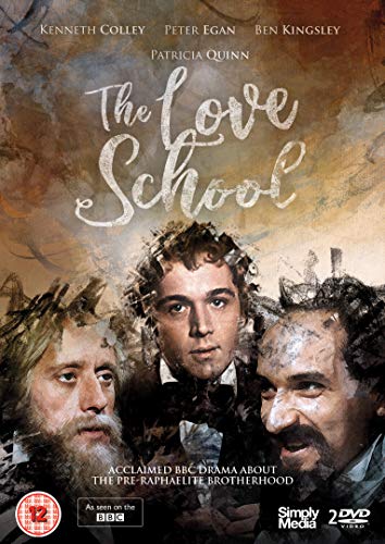 DVD cover for “The Love School” featuring three men’s portraits.
