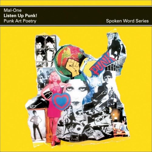 Vinyl cover art featuring a collage of punk imagery on a bright yellow background.