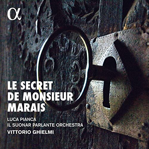 CD cover with an antique keyhole and text: "Le Secret de Monsieur Marais".