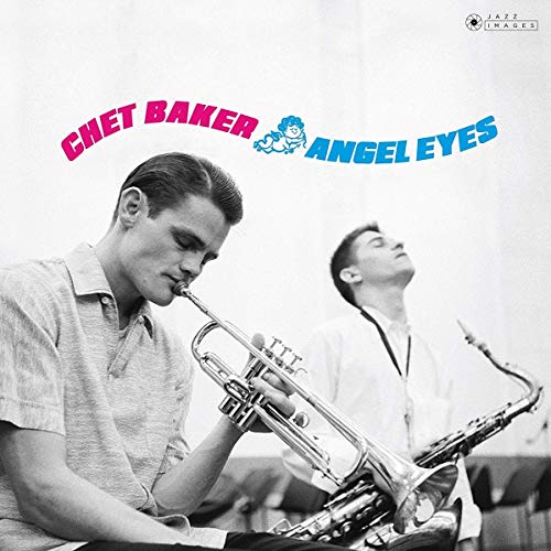Black and white album cover featuring Chet Baker playing the trumpet.
