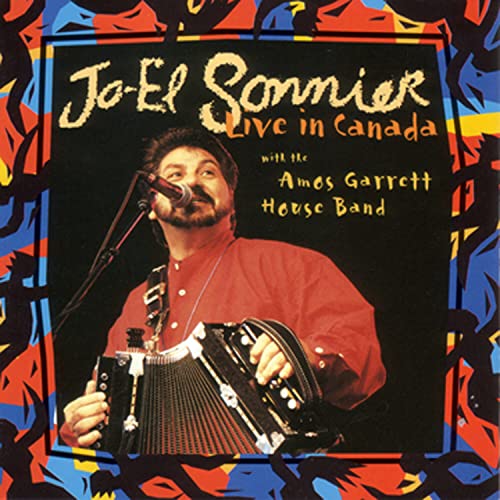 Jo-El Sonnier CD cover with musician playing an accordion.