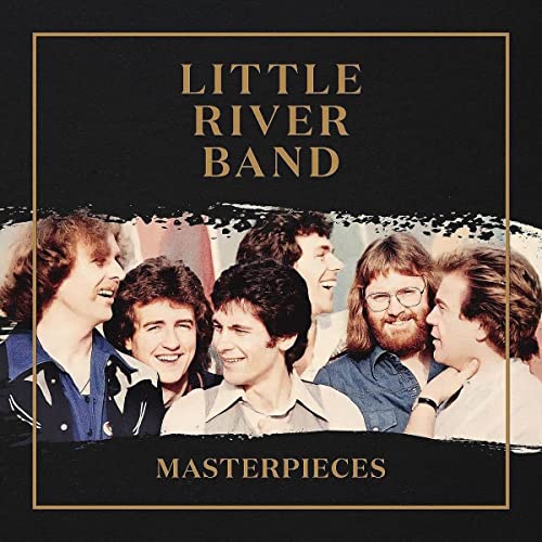 Little River Band “Masterpieces” vinyl album cover with band photo.