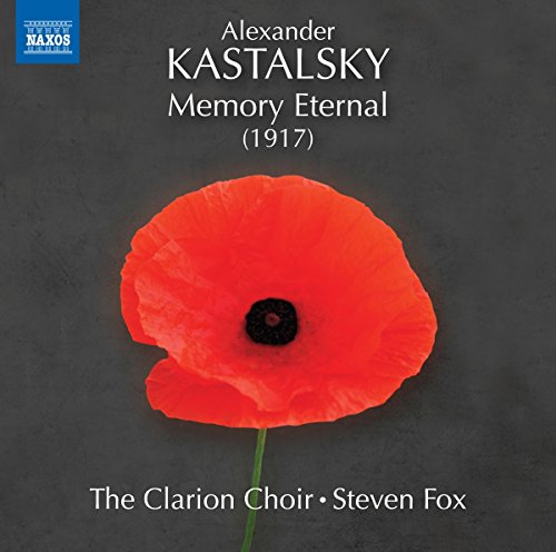 CD cover: red poppy flower with text “Kastalsky: Memory Eternal.”
