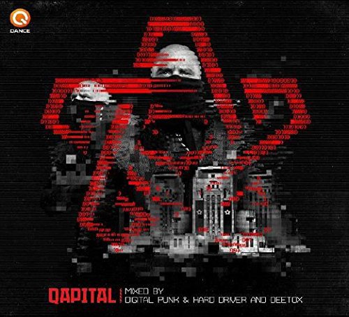 CD cover for “Qapital 2017” featuring masked figures and cityscapes.