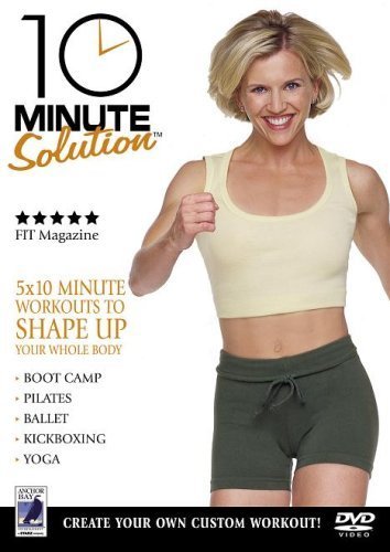 DVD cover featuring a blonde woman in workout clothes, promoting fitness.