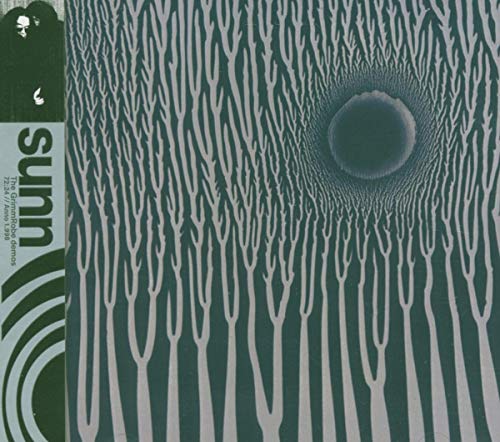 CD cover for Sunn O)))’s “The Grimm Robe Demos” with a forest design.