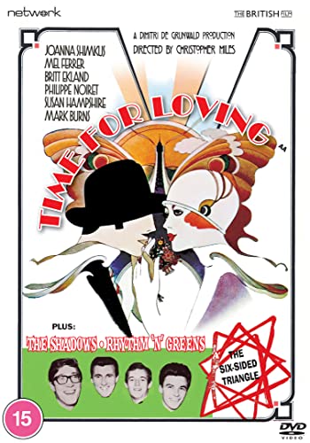 1965 film poster featuring a couple and band photos, DVD release.