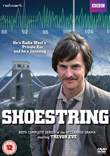 DVD cover for “Shoestring” featuring Trevor Eve and the Clifton Suspension Bridge.