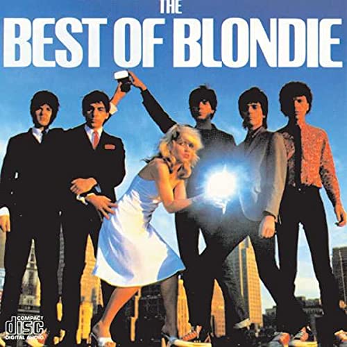 Album cover for Blondie’s “The Best of Blondie” featuring the band.
