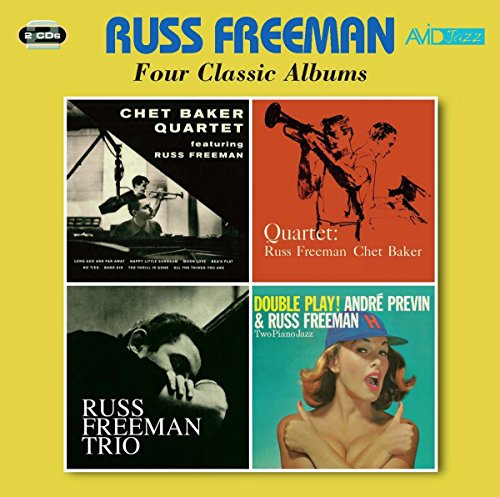 CD cover featuring four jazz album artworks with musicians pictured.