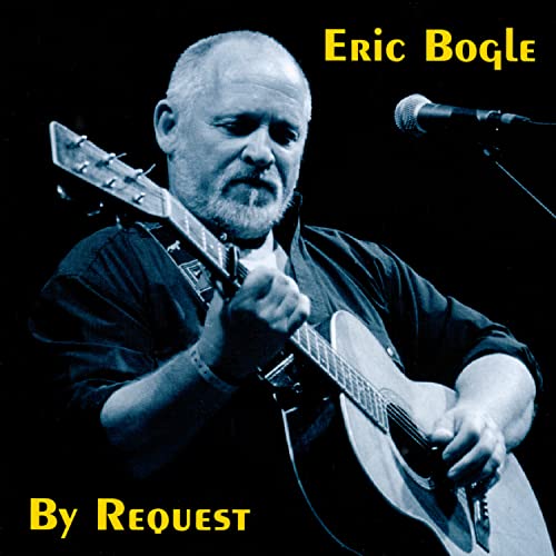 Eric Bogle album cover: musician playing acoustic guitar, dark background.