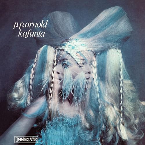 P.P. Arnold album cover, "Kafunta," featuring a woman with elaborate hair.