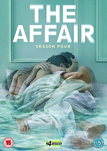 The Affair" Season Four DVD cover with a couple embracing in water.