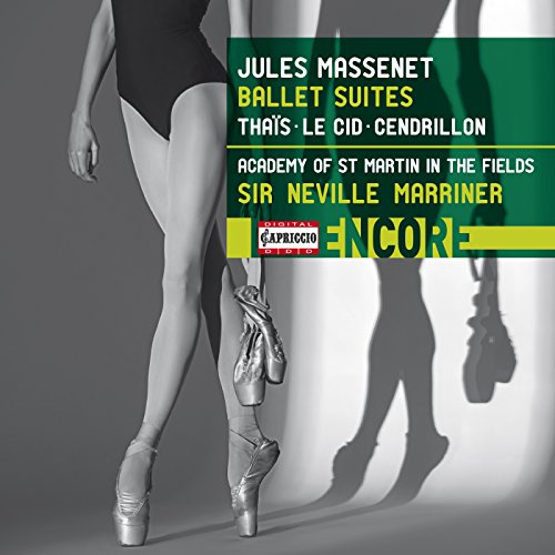 CD cover for Massenet ballet suites performed by St Martin in the Fields.