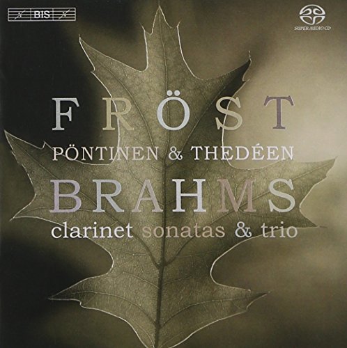 CD cover for Brahms clarinet sonatas and trio by Frostpontinenthedeen.