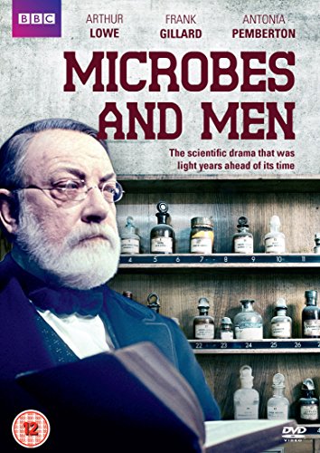 DVD cover for “Microbes and Men” featuring Arthur Lowe as Louis Pasteur.