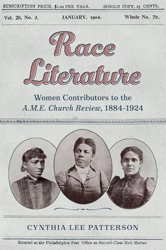 Cover of “Race Literature” journal featuring three Black women’s portraits.