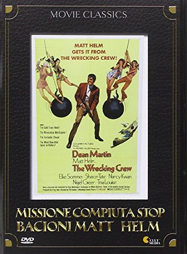 DVD cover for "The Wrecking Crew" featuring Dean Martin and Elke Sommer.