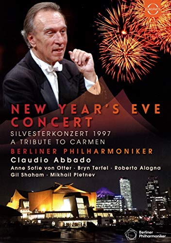Claudio Abbado conducting, New Year's Eve Concert 1997 DVD cover.