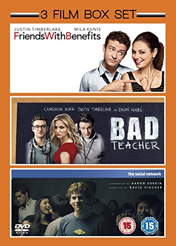 DVD cover for "Friends With Benefits" and two other films.