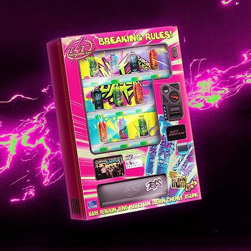 NCT Dream "Istj" CD case designed as a pink vending machine.