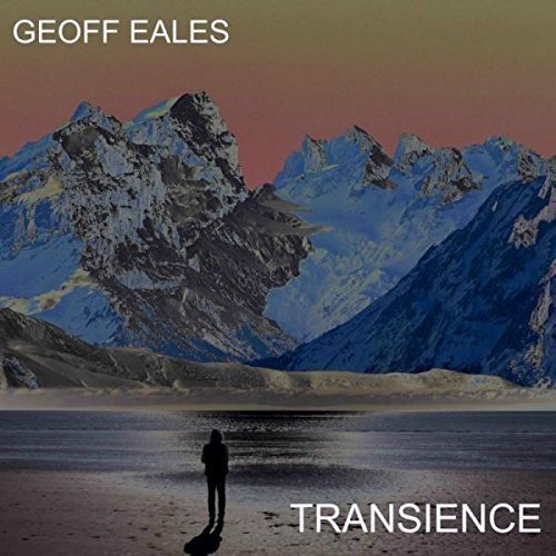 CD cover: mountains, water, and a lone figure silhouetted on a beach.