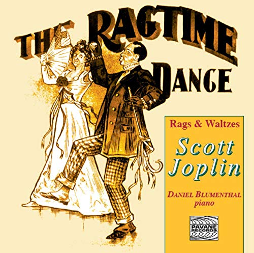 CD cover: vintage illustration of a dancing couple, "Rags & Waltzes.