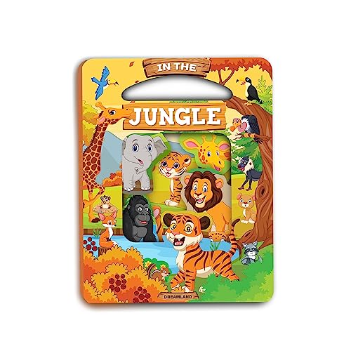 In the Jungle : Die Cut Window Board Book for Kids
