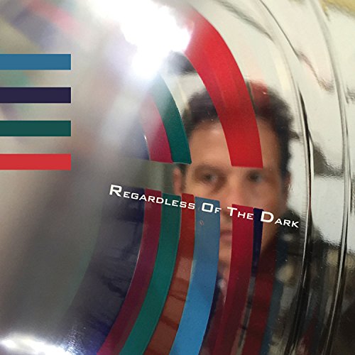 CD cover with portrait of Adam Topol and colorful, wavy lines.